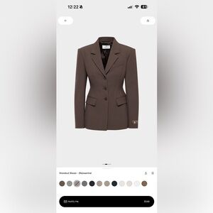 Aritzia- Babaton Standout Blazer (Re)essential - Brown